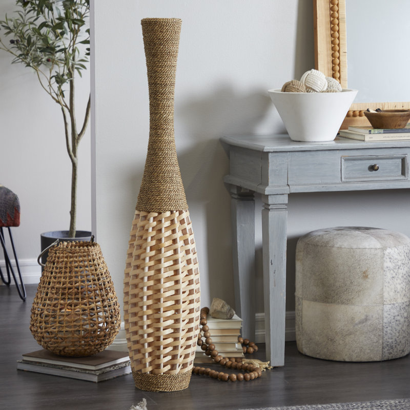 Vase de table Raylenet Suzanne, H 47 po x l 8,5 po x P 8,5 po