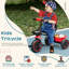 Tricycle pour tout-petits de 2 à 5 ans avec siège réglable, vélo pour tout-petits et paniers de rangement pour filles et garçons-125900831