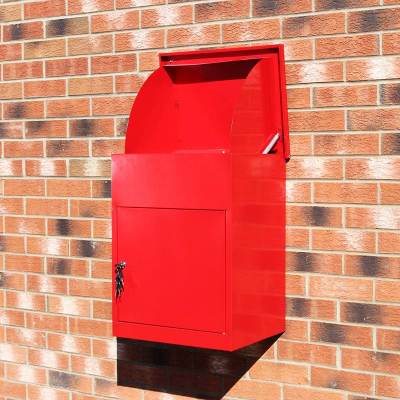 Katmai Steel Wall Mounted Post Box