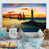 Toile avec cadre flottant blanc
