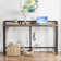 Ramsdell Console Table with Charging Station Behind Couch Table Skinny Narrow Sofa Entryway Table