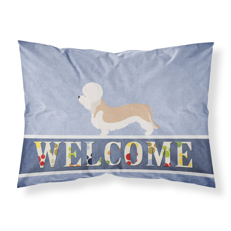 Taie d’oreiller welcome, Dandie Dinmont terrier