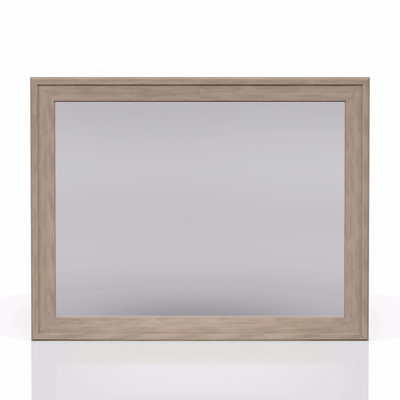 Miroir rectangulaire en bois