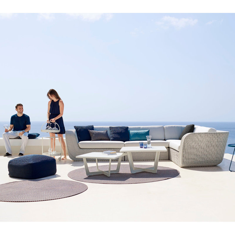 Savannah Outdoor Seating Group, White, White