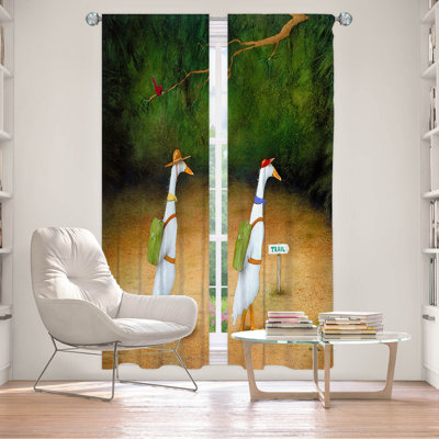 Lihua Room Darkening Curtain Pair