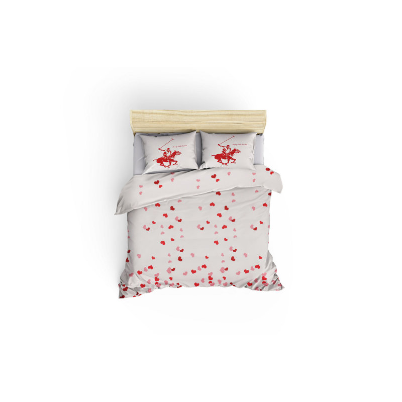 Dots Duvet Cover Set with Pillowcases Included, 220 x 220cm Duvet Cover + 2 Pillowcases (50 x 80)