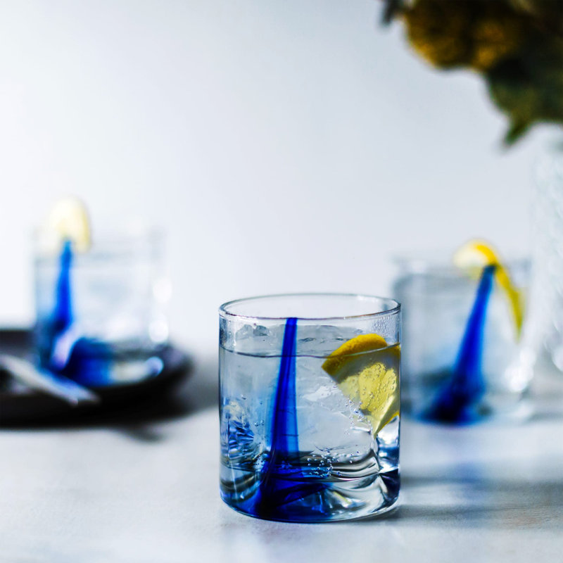 Libbey Blue Ribbon Impressions 8-ounce Rocks Glass Set
