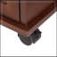 table de bout avec station de charge, ports et prises USB et rangement