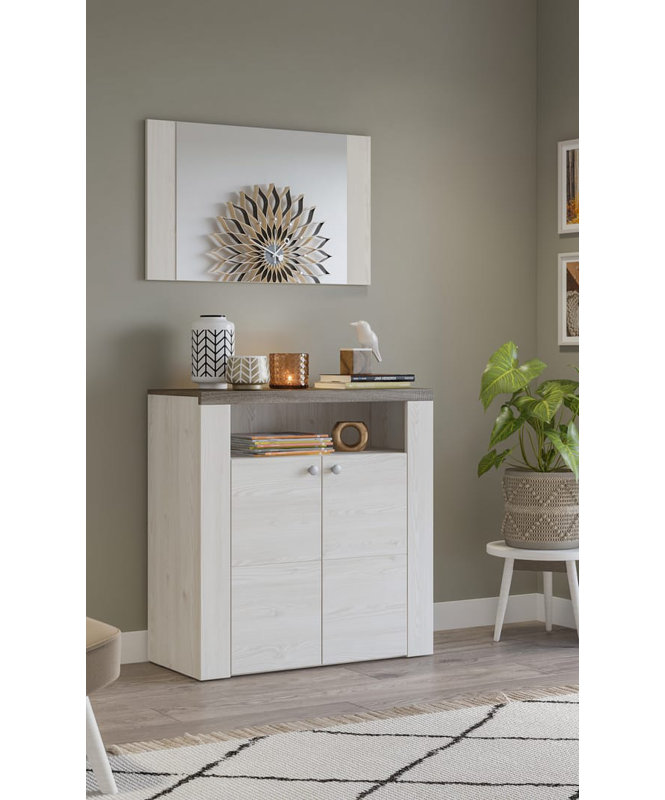 Siomha Rectangle Mirror, Oak Sibiu Larche