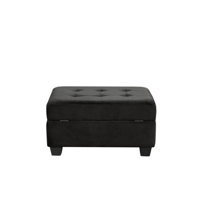 Therir Velvet Ottoman