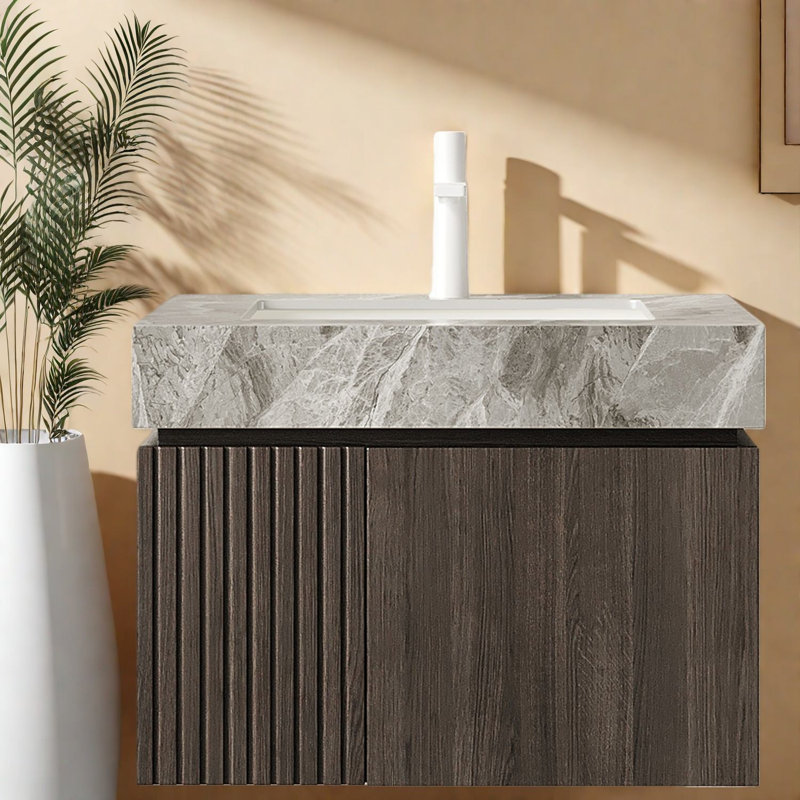 Meuble-lavabo et lavabo flottant 24 po