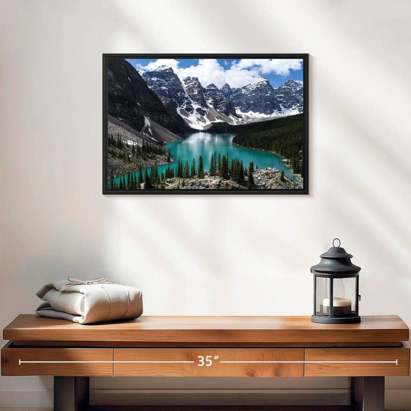 Paysage d'Alvord Lake Louise, H 13 po x l 19 po