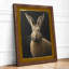Alert Hare Realism - Framed Print-1895197309-1895197308
