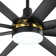 Jamii-Leigh Large Indoor/Covered Outdoor Modern Ceiling Fan with Led Lights and Remote, 6-Speed, Reversible Quiet DC Motor, Timer, 8-ABS-Blade