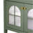 35.6" Bathroom Cabinet, Only Cabinet, Green-638011664