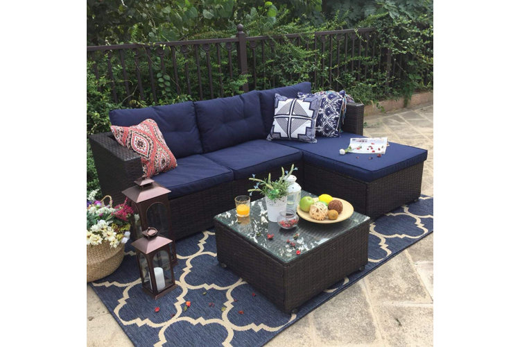 Top Wicker Patio Conversation Sets