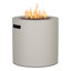Table de foyer d'extérieur au propane en acier 24 po avec réservoir de rangement caché Aegean par Real Flame-125371074