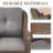 Habbe Outdoor Wicker Patio Chairs Set Of 2 With Olefin Cushions Weather-Resistant-802350613