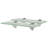 vidaXL Wall Shelf Floating Display Shelf with Clip Brackets Tempered Glass-957272067-957272124