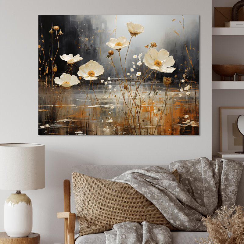 Impression sur toile Gilded Garden Blooming Meadows II, Toile tendue, H 24 po x l 32 po x P 0,5 po