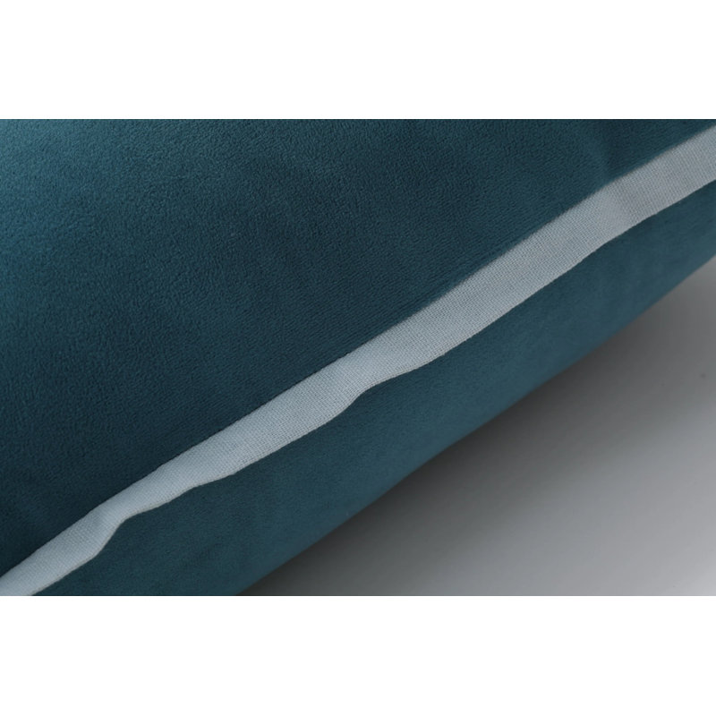 Coussin Flange Loden, 18 po x 18 po, Gris colombe
