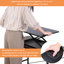 Adjustable Height Plastic / Acrylic Iron Standing Desk Converter