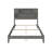 Brevyn Solid Wood Foundation Bed with Bookcase-964717364