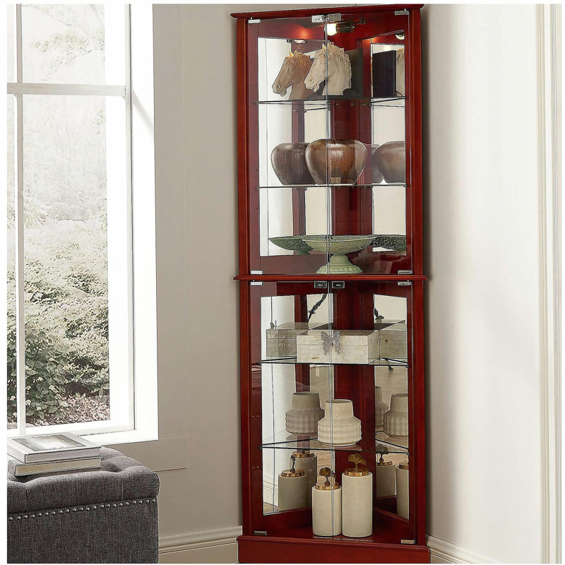 Armoire d'angle Curio