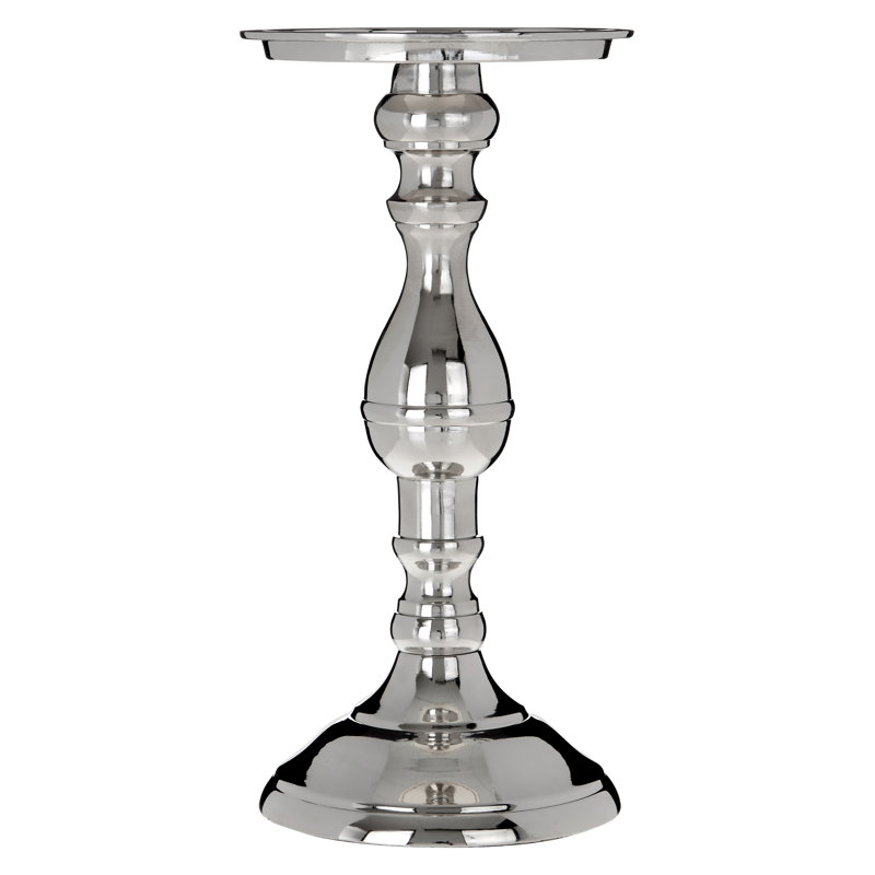Madrona Metal Candlestick, 24cm H x 13cm W x 13cm D