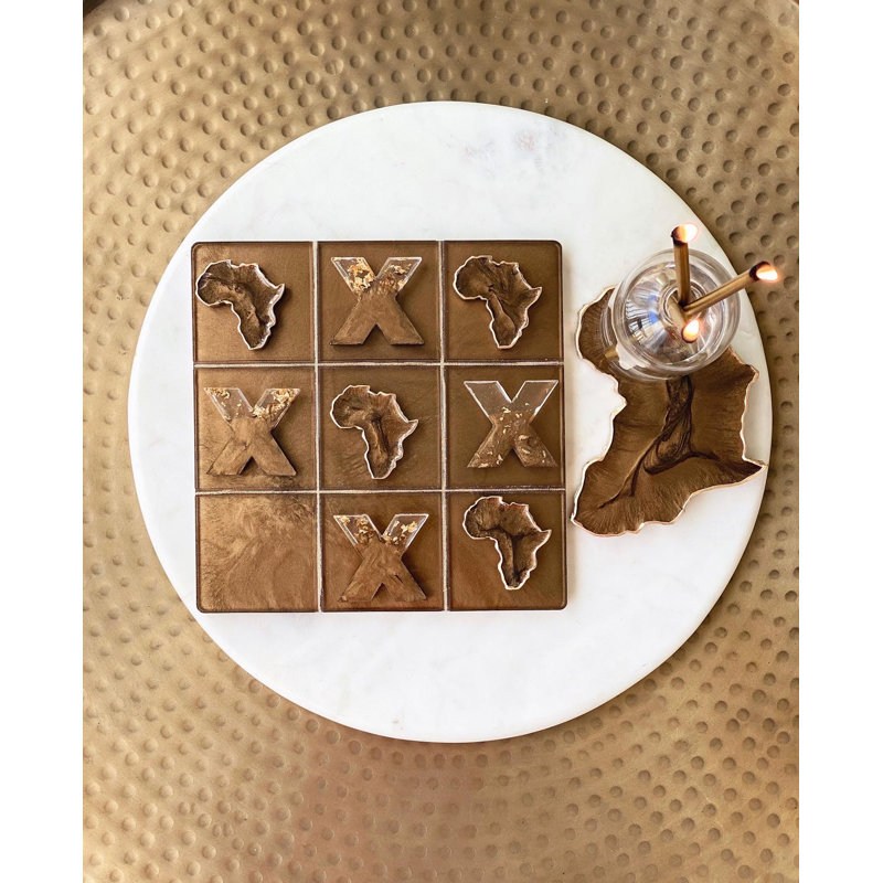 Tic Tac Toe Afrique - Acajou