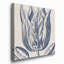 « indigo floral on lin vi », reproduction de peinture sur toile tendue-1407066167