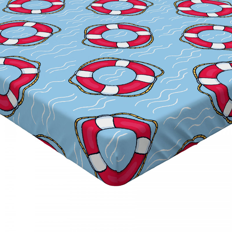 Buoy Microfiber Patterned Fitted Sheet, Twin XL Fitted Sheet