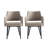 Hickson Leatherette Dining Arm Chair with Metal Legs in Stone-1036469736-1037030196
