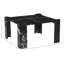Table basse Abe en marbre véritable noir-370637123