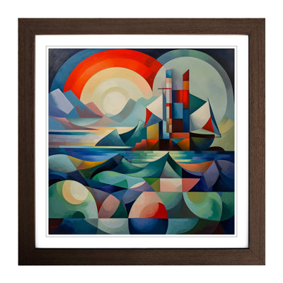 Seascape Constructivism No.6 - Framed Print