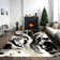 Galaxy Series Abrstract Black/Gray/Ivory/Beige Area Rug