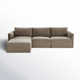 Deirdre 4 - Piece Modular Upholstered Reversible Chaise L-Sectional