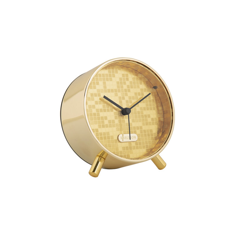 Iron Mechanical Alarm Clock, Gold