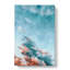 Peach Kissed Clouds - Wrapped Canvas Painting-56643266