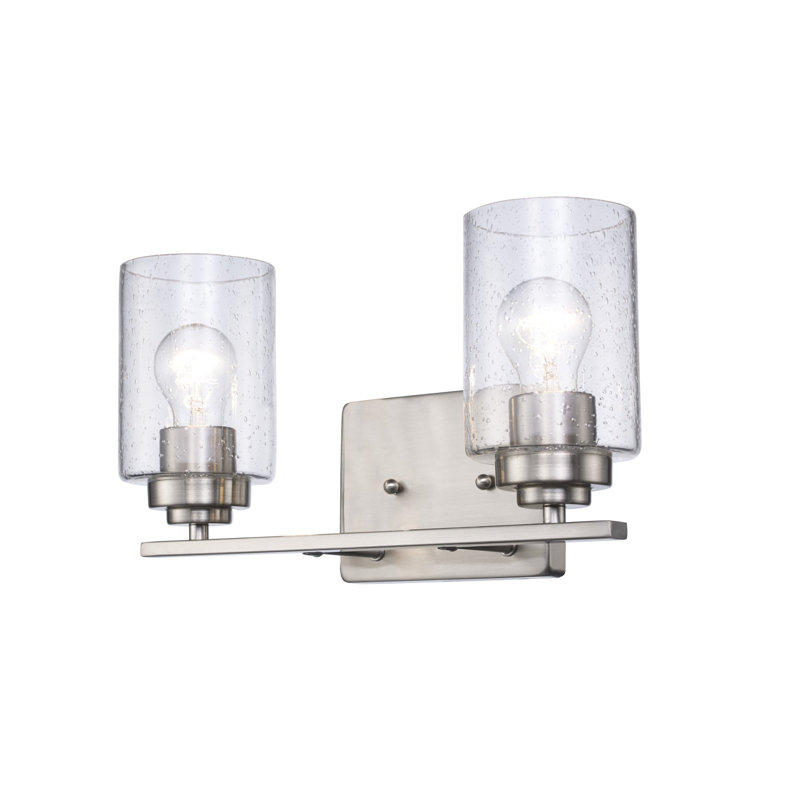 Albena 2 - Light Dimmable Vanity Light, Brushed Nickel