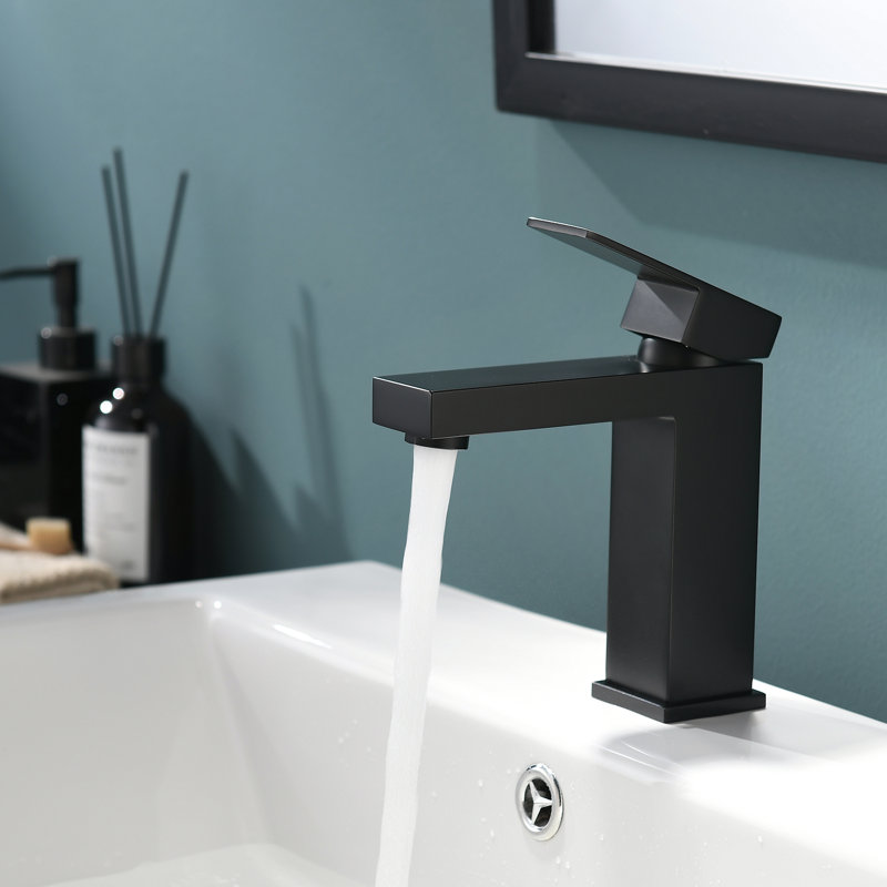 Single-handle Bathroom Faucet, Black