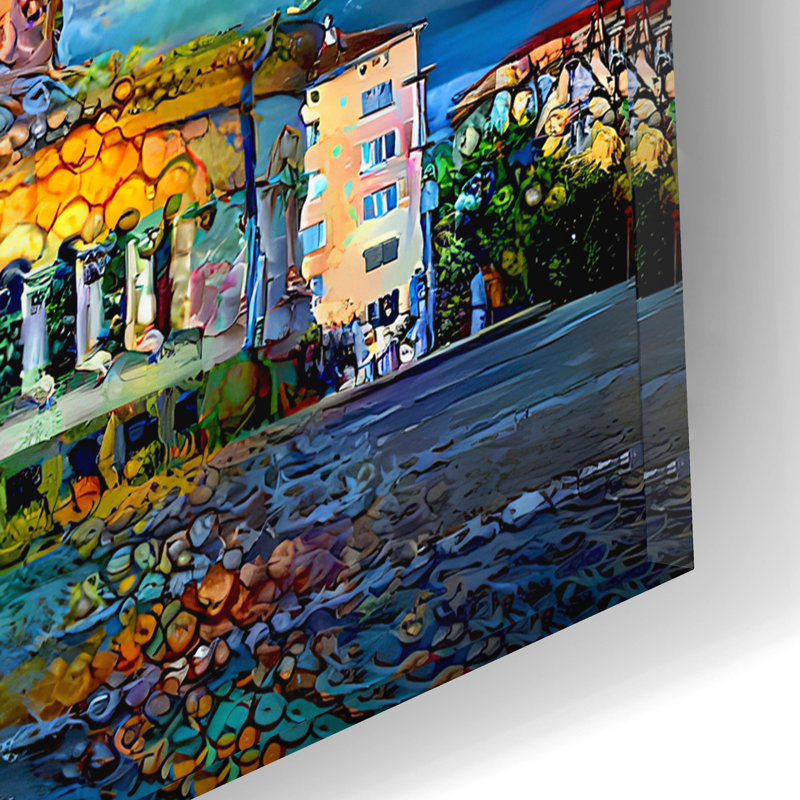 «Sofia Sofia Alexander Nevsky Cathedral» par Pedro Gavidia, art en verre acrylique Wal, H 12 po x l 16 po x P 0,13 po