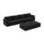 Upholstered U-shaped Symmetrical Sectional With Ottoman-1963980434