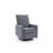 Short plush manual button armchair sofa