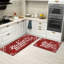 Red Kitchen Sweet Home Quote