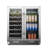31 Bottle and 76 Can Dual Zone Freestanding Wine and Beverage Refrigerator