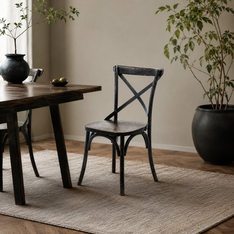 Chaise de salle à manger Conolyn, Noir antique