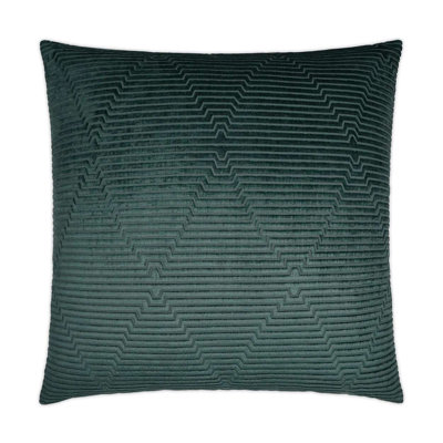 Outline Feather Reversible Throw Pillow