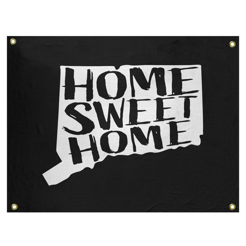 Tapisserie murale connecticut doux pour la maison, H 59 po x l 80 po, Noir