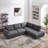 Cozy Sectional Sofa Right Facing
